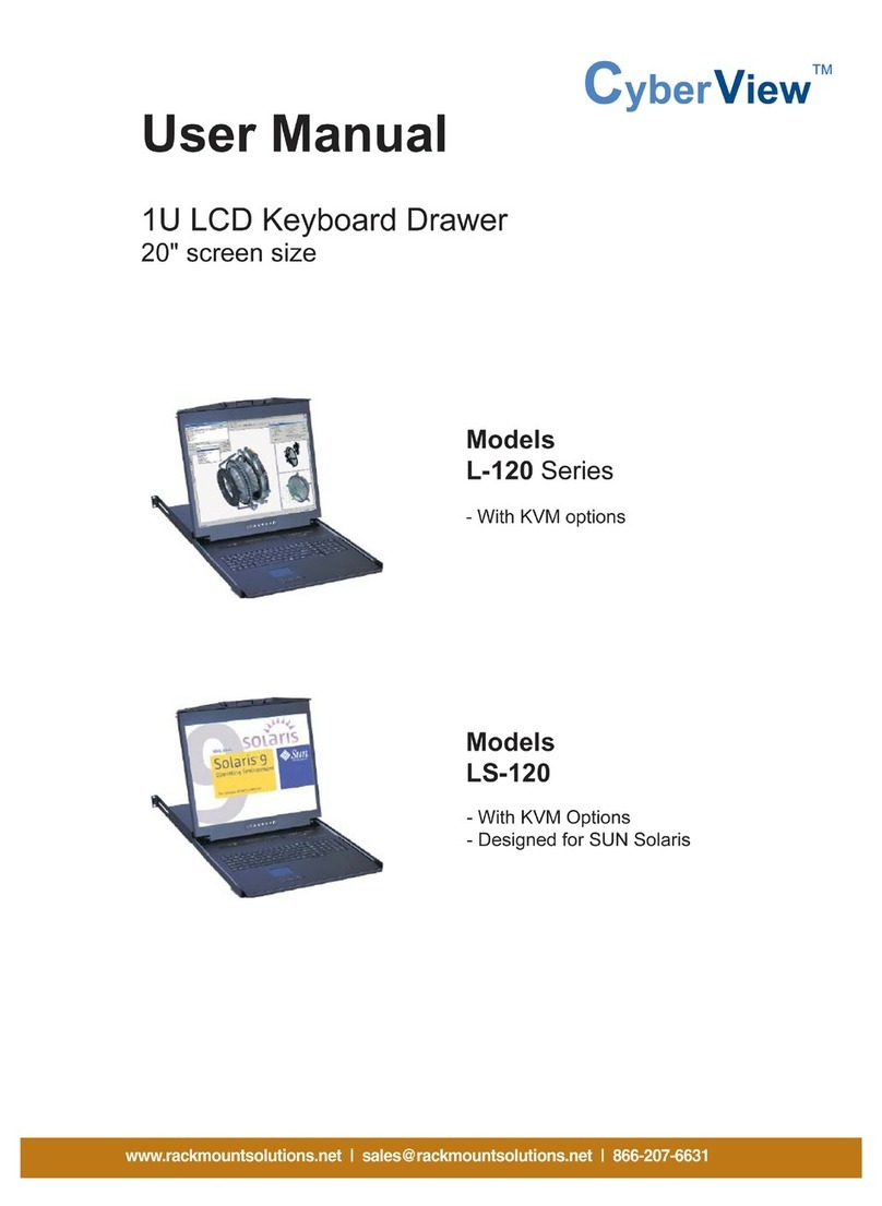 CyberView 1U L-120 Series User manual