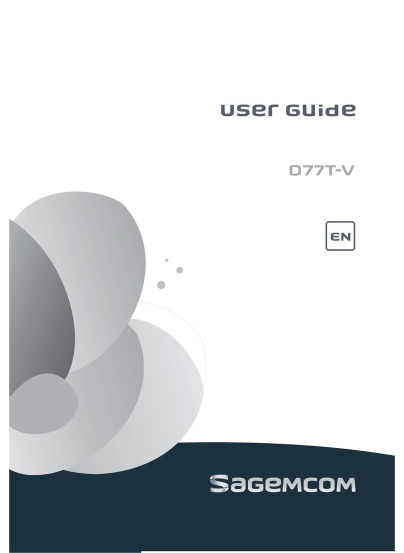 SAGEMCOM D77T-V user guide
