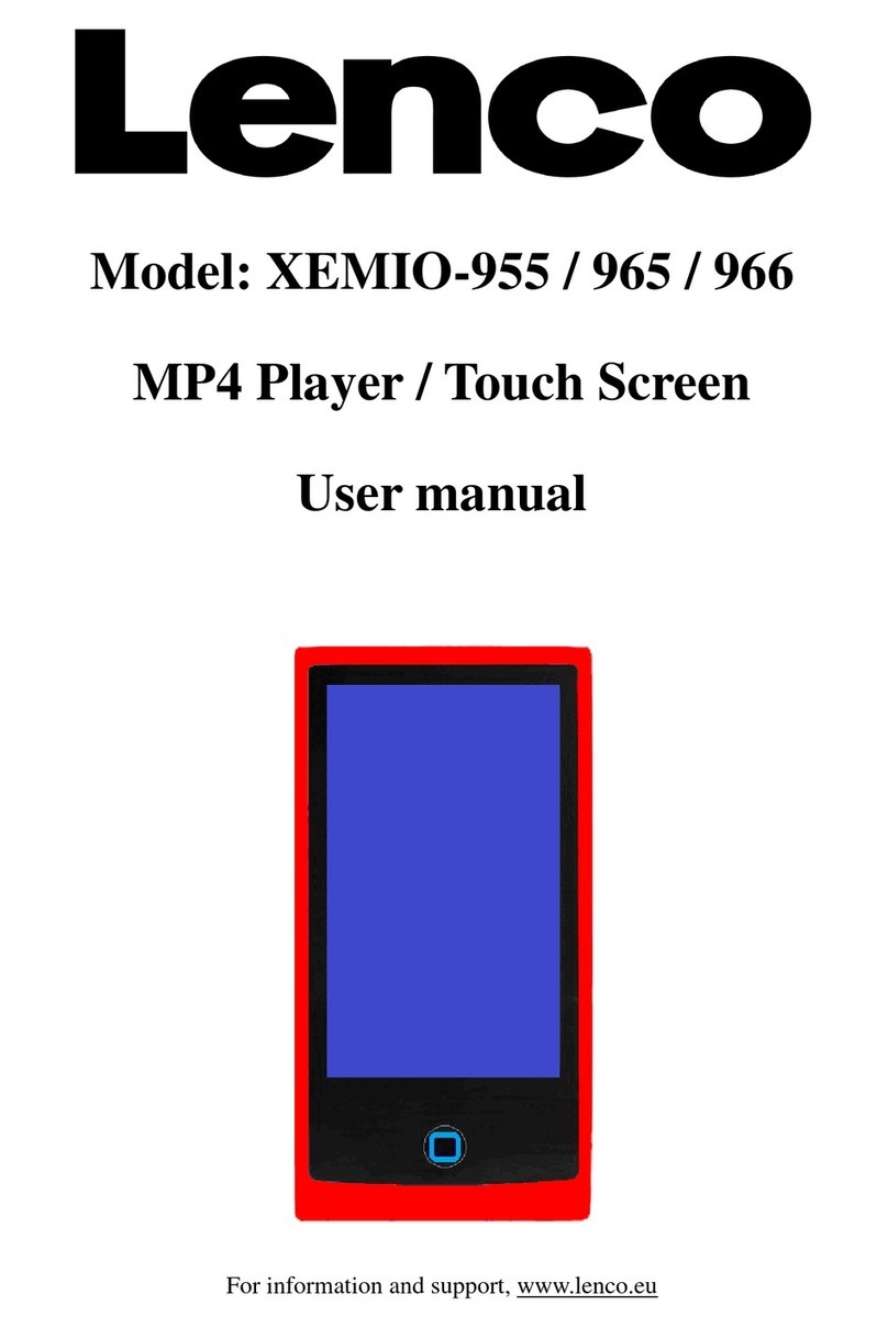 LENCO XEMIO-955 User manual