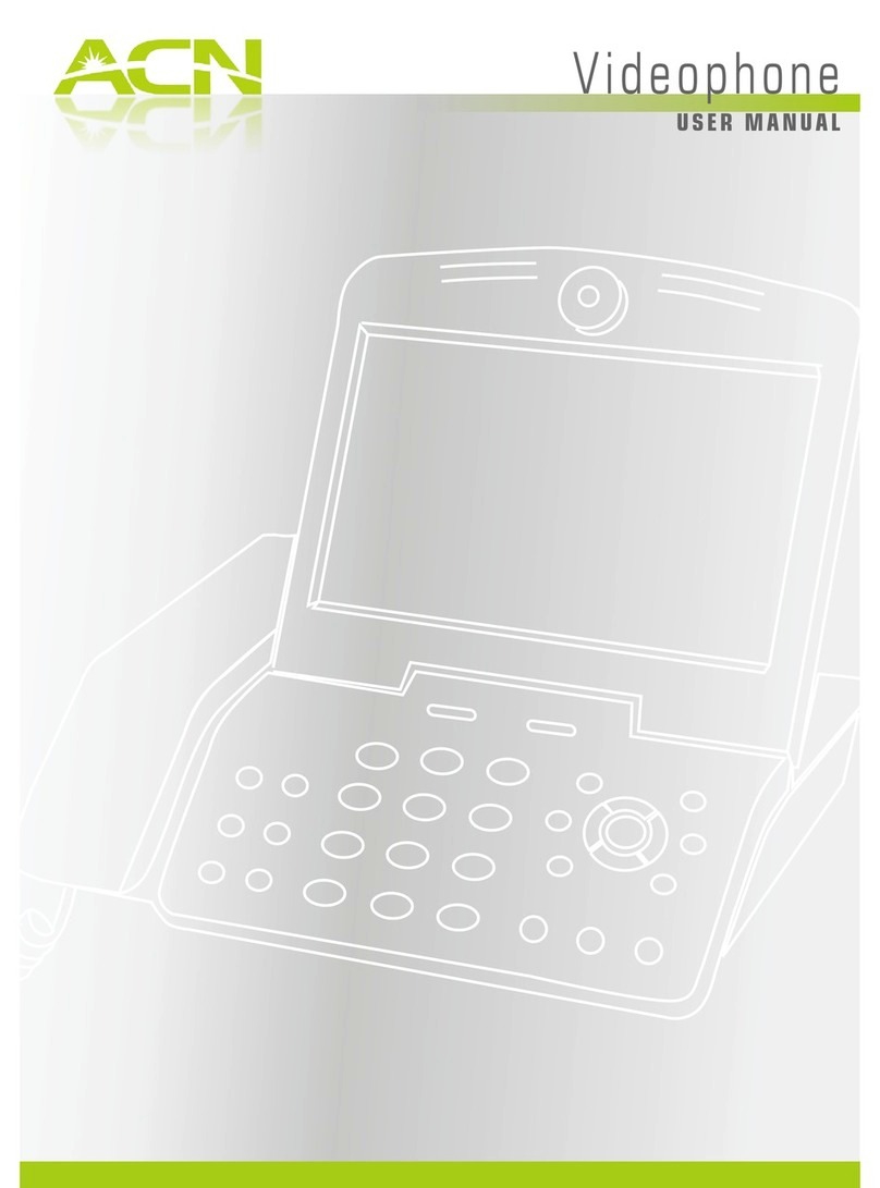 ACN Videophone User manual