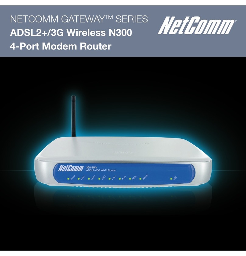 NetComm 3G15Wn User manual NetComm 3G15Wn User manual