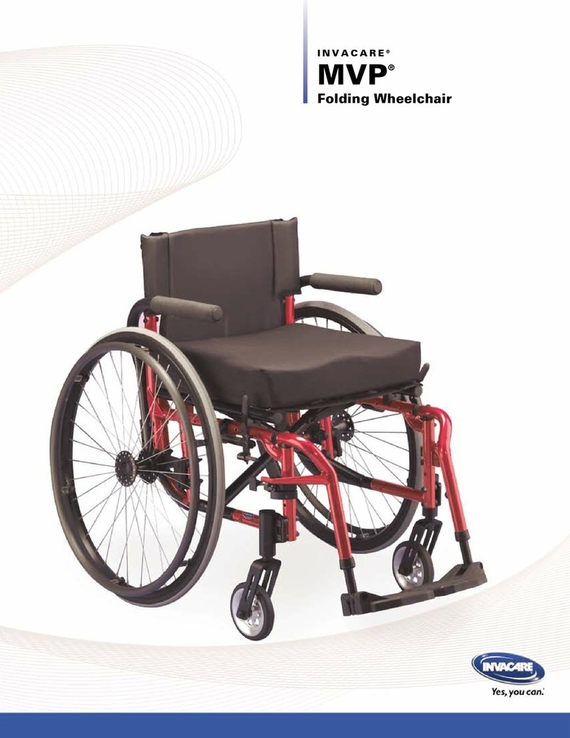 Invacare MVP User manual