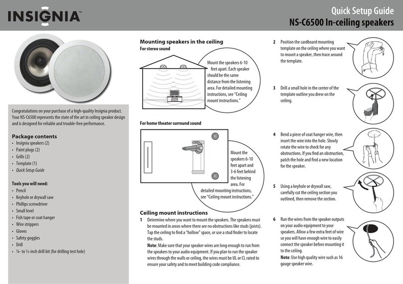 Insignia NS-C6500 User manual Insignia NS-C6500 User manual