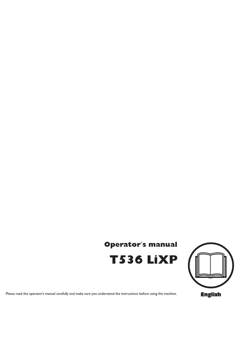 Husqvarna T536 LiXP User manual