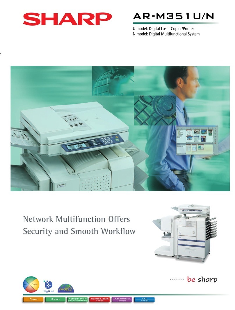 Sharp AR-M351U User manual Sharp AR-M351U User manual