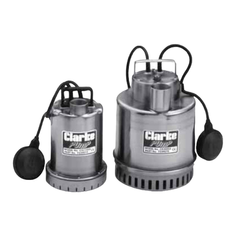 Clarke CS85S Installation and operation manual