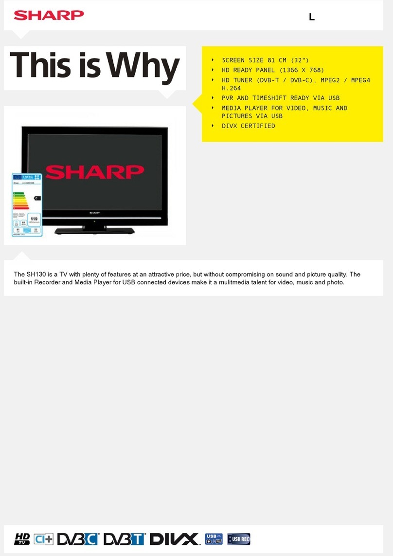 Sharp LC-32SH130E Manual Sharp LC-32SH130E Manual