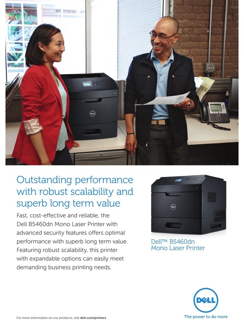 Dell B5460dn Mono Laser Printer User manual