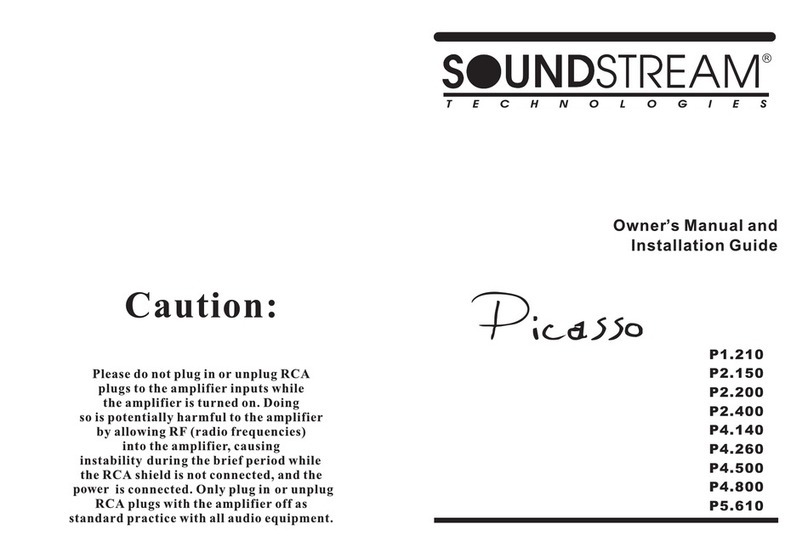 Soundstream Picasso P1.210 User manual