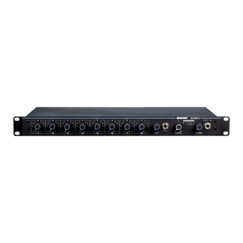 Shure SCM810 User manual
