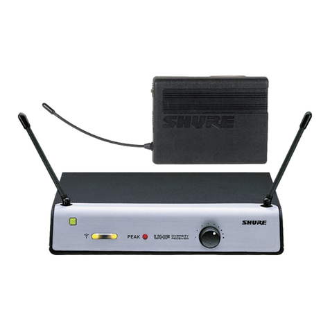 Shure UNF Wireless system manual&nbsp;