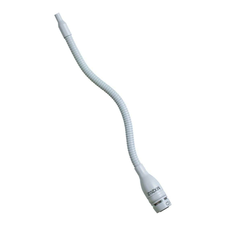 Shure Microflex MX200 Series User manual