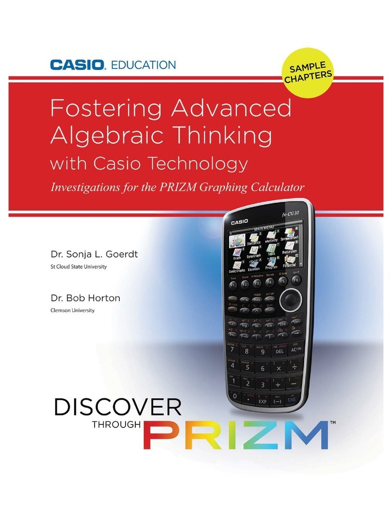 Casio FX-CG10 User manual Casio FX-CG10 User manual