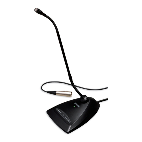 Shure Microflex MX418D Owner's manual