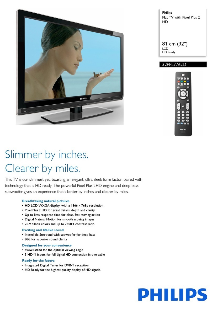 Philips 32PFL7762D/05 User manual