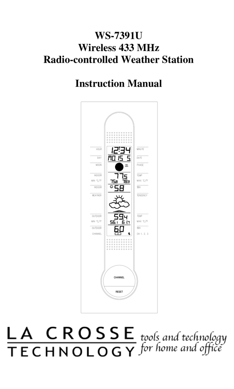 La Crosse Technology WS-7391U User manual