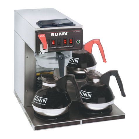 Bunn CWTF15–3 User manual
