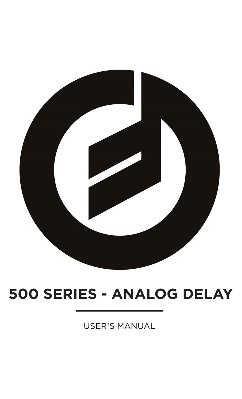 Moog 500 SERIES user manual
