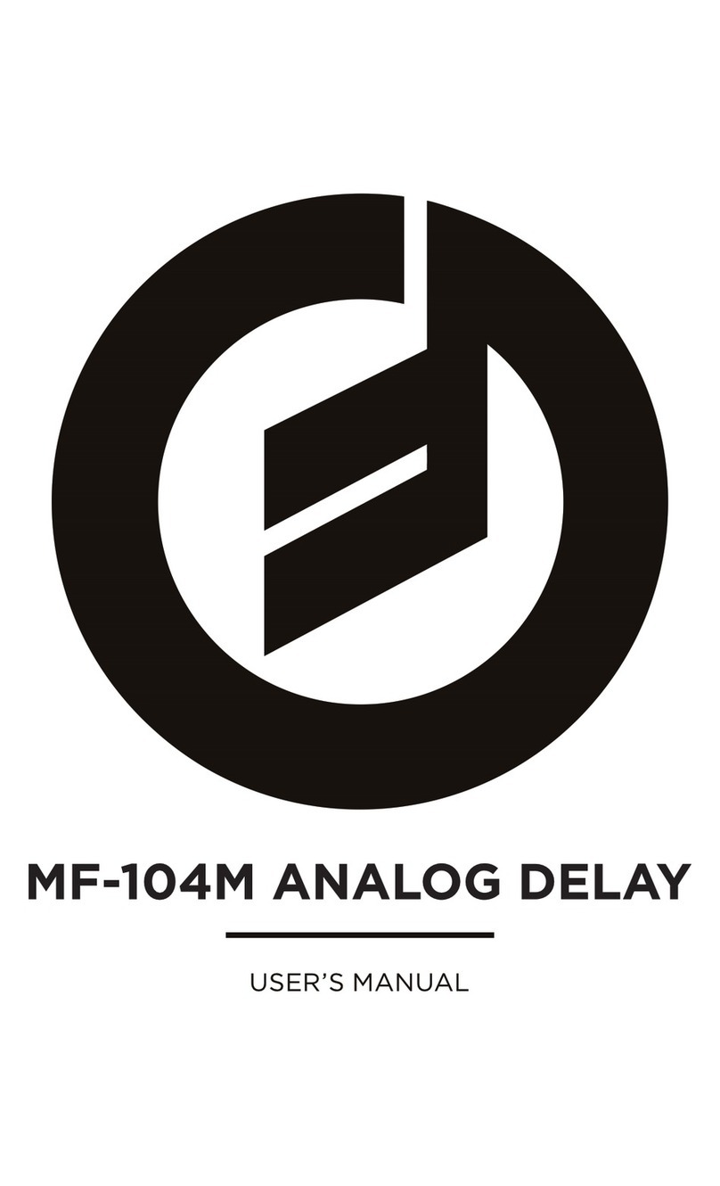 Moog MF-104 User manual