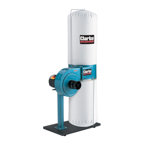 Clarke Woodworker CDE7B Installation and operation manual