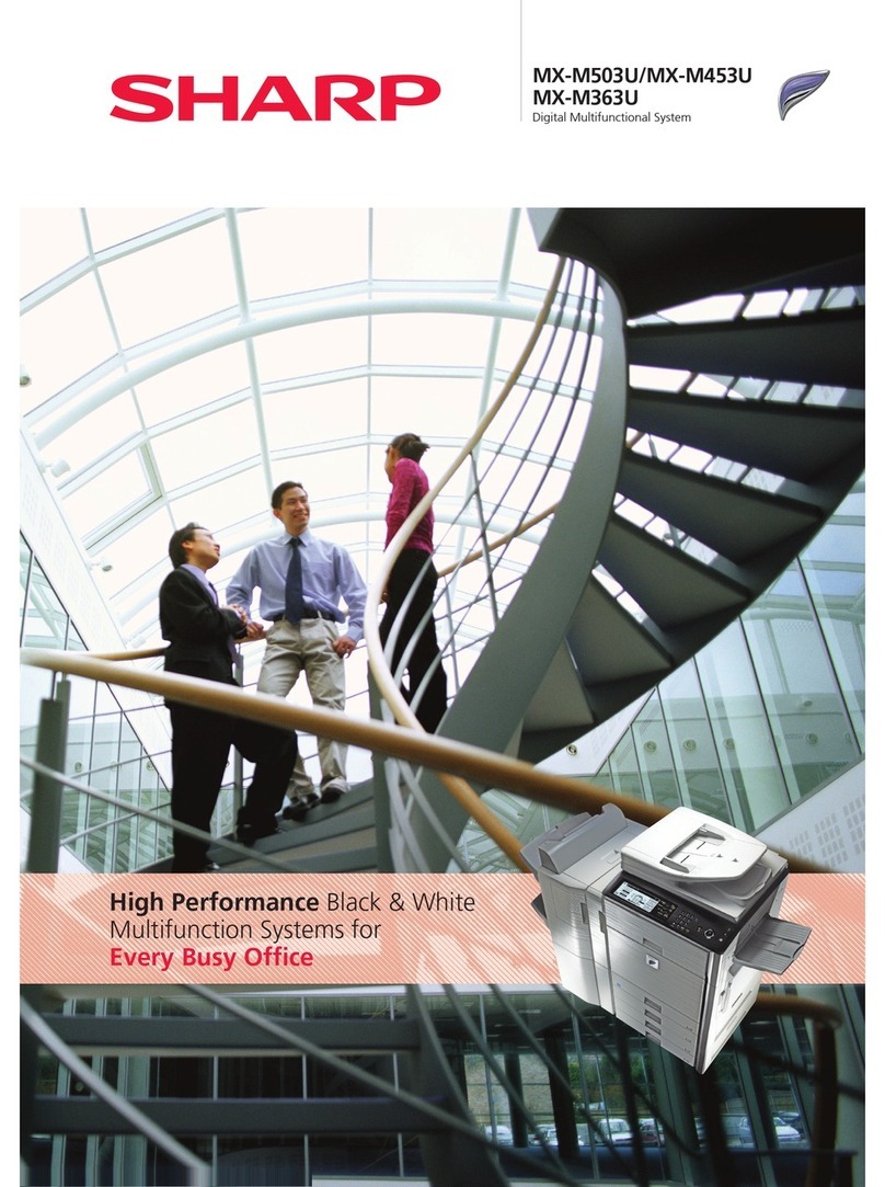 Sharp MX-M503U User manual