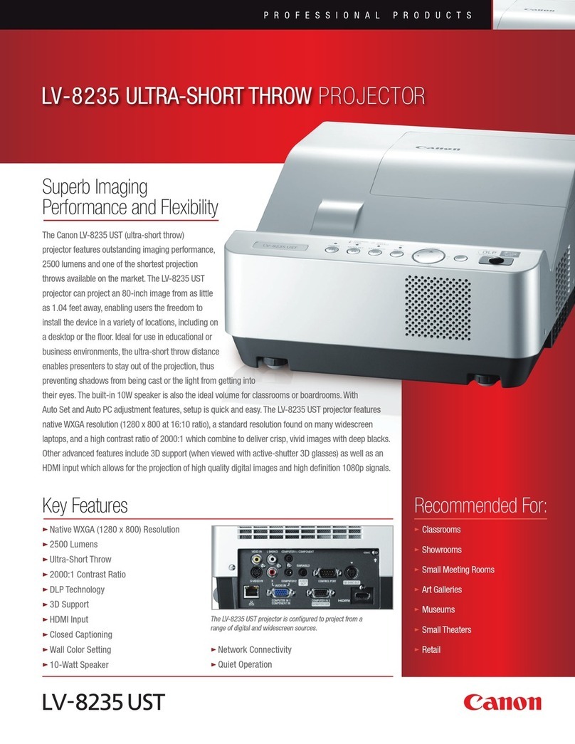 Canon LV-8235 Specifications