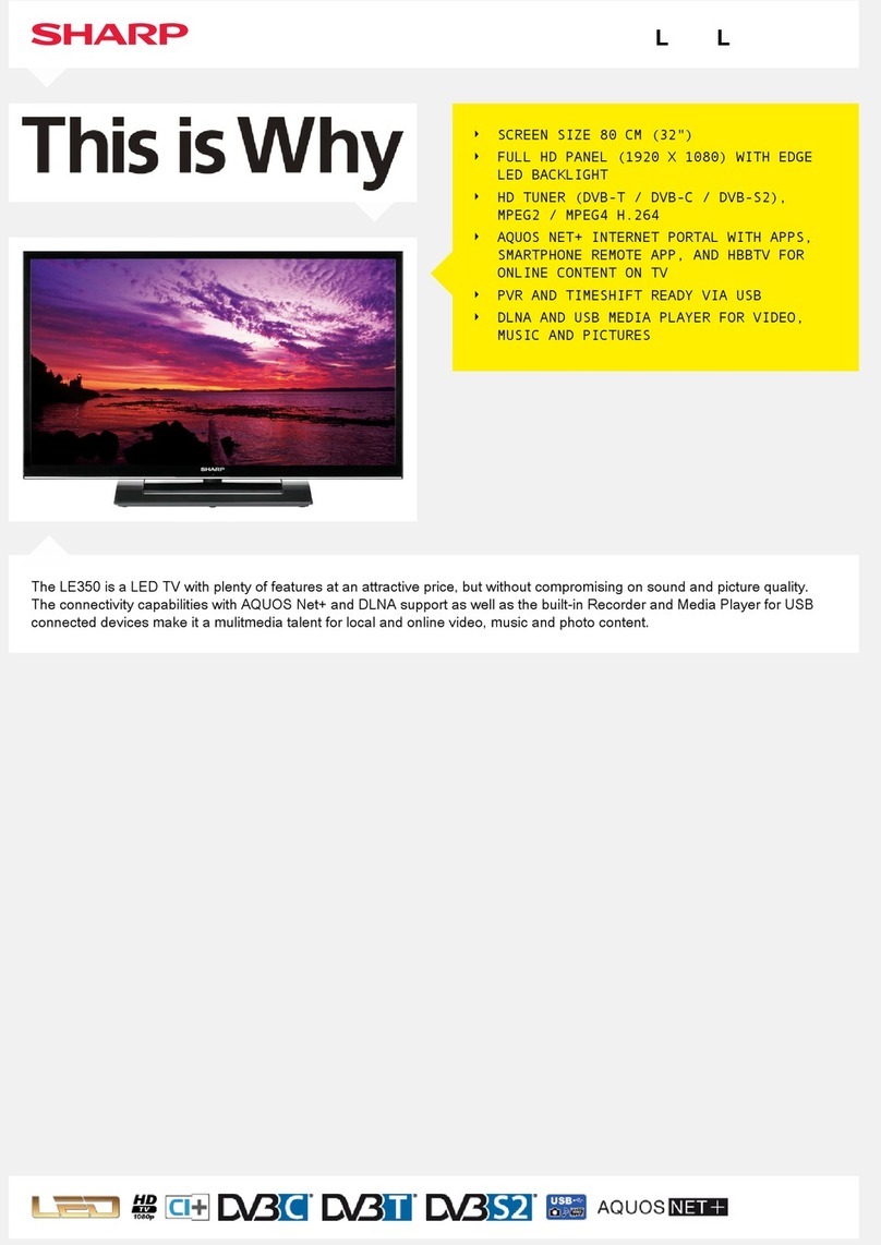 Sharp LC-32LE352E-BK Manual
