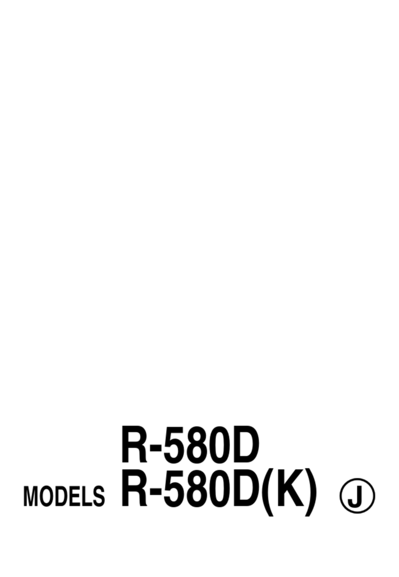 Sharp R-580D User manual Sharp R-580D User manual