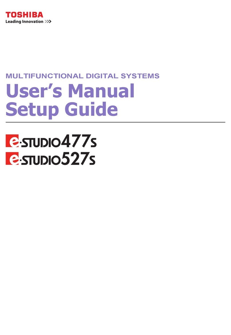Toshiba e-Studio477s User manual