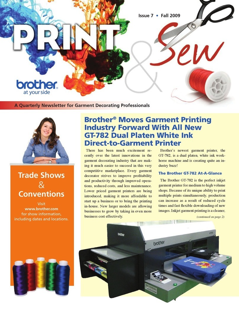 Brother GT-782 User manual