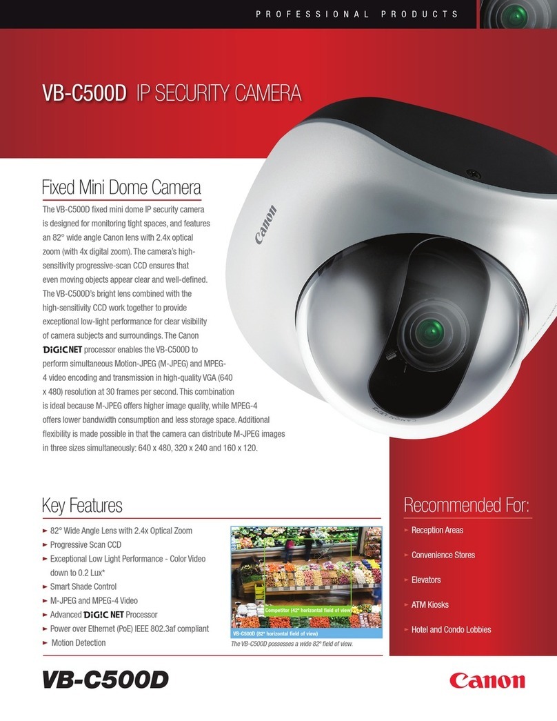 Canon VB-C500D Specifications