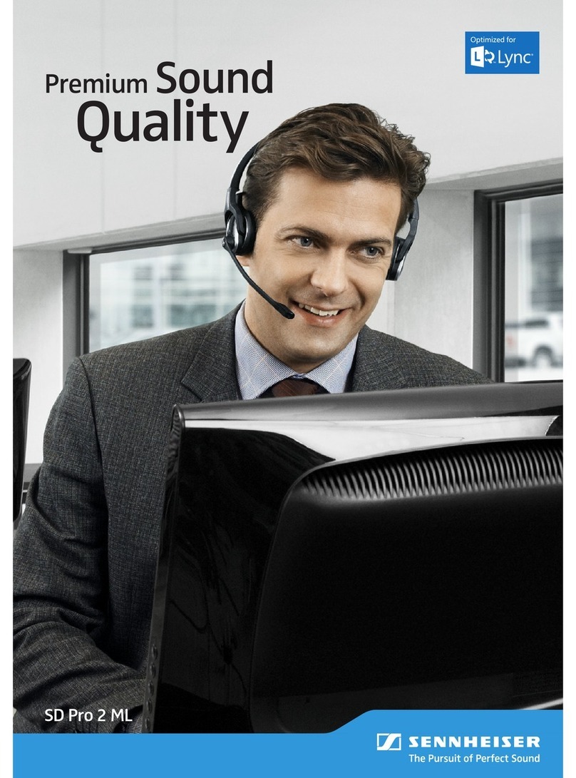 Sennheiser SD Pro 2 ML User manual