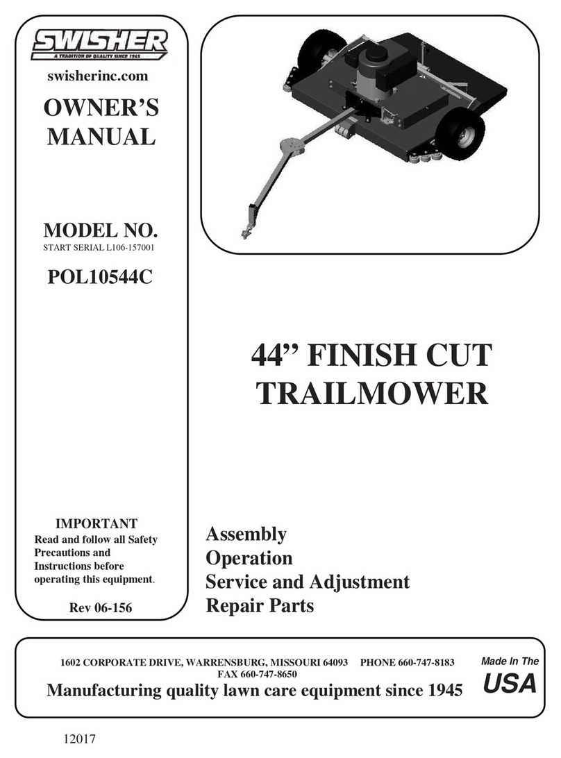 Swisher POL10544C User manual