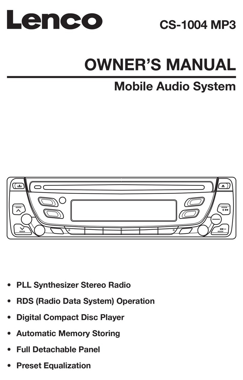 LENCO CS-1004 User manual