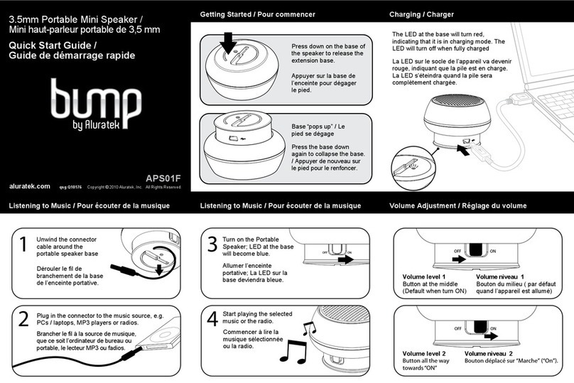 Aluratek bump APS01F quick start guide