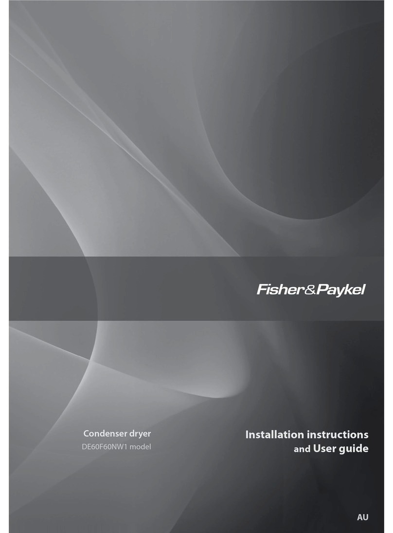 Fisher & Paykel DE60F60NW1 Mounting instructions Fisher & Paykel DE60F60NW1 Mounting instructions