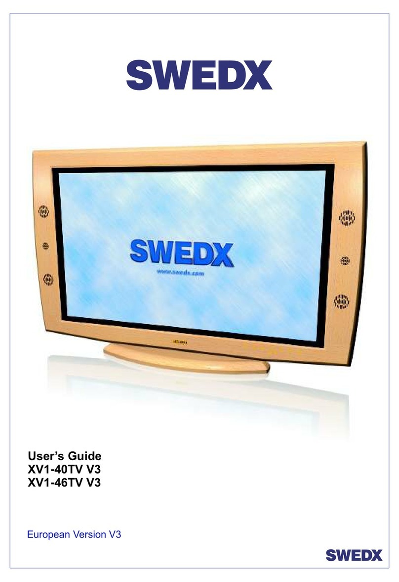 SWEDX XV1-40TV V3 User manual SWEDX XV1-40TV V3 User manual