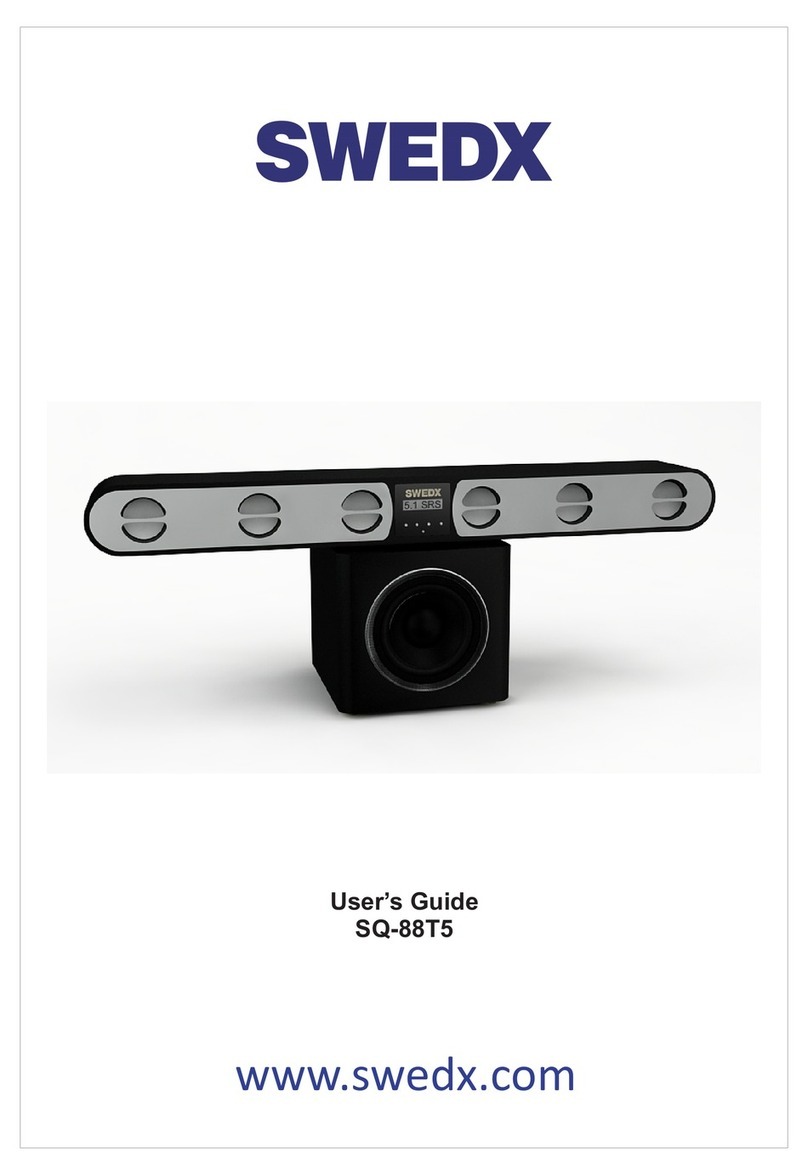 SWEDX SQ-88T5 user guide