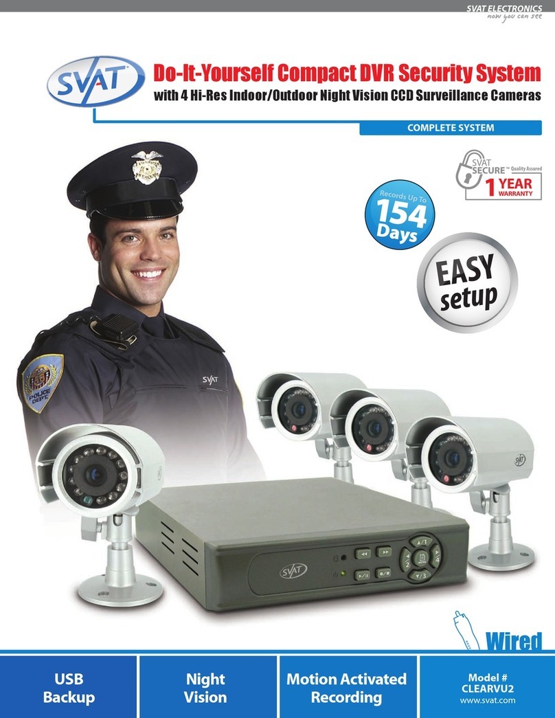 SVAT Do-It-Yourself Compact DVR Security System... User manual