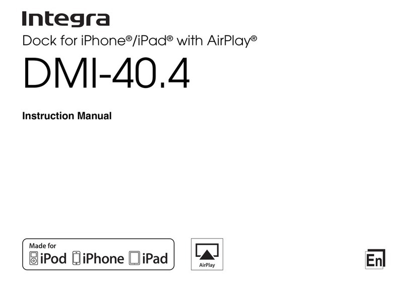 Integra DMI-40.4 instruction manual