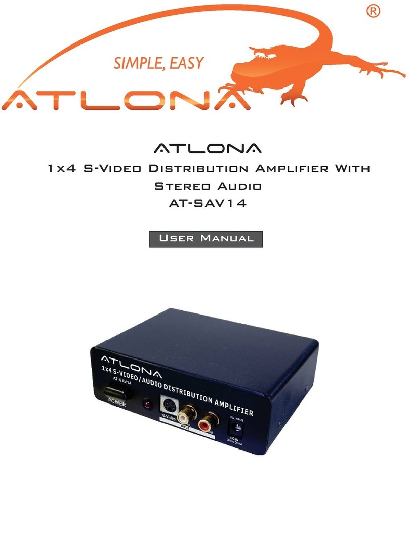 Atlona AT-SAV14 user manual