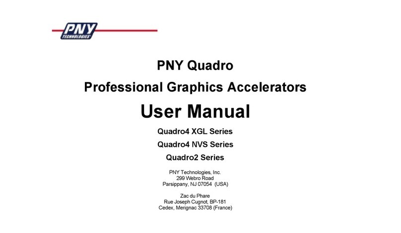 PNY Quadro4 NVS Series user manual