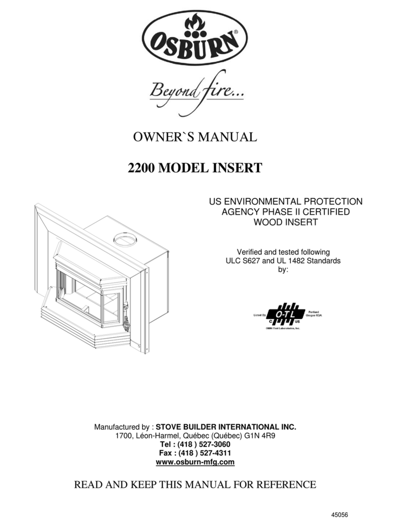Osburn 2200 User manual