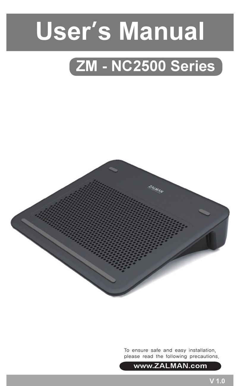 ZALMAN ZM-NC2500S user manual
