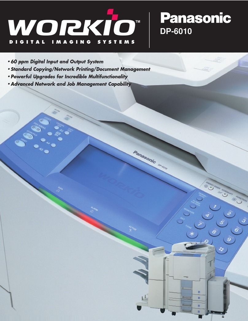 Panasonic Workio DP-6010 User manual