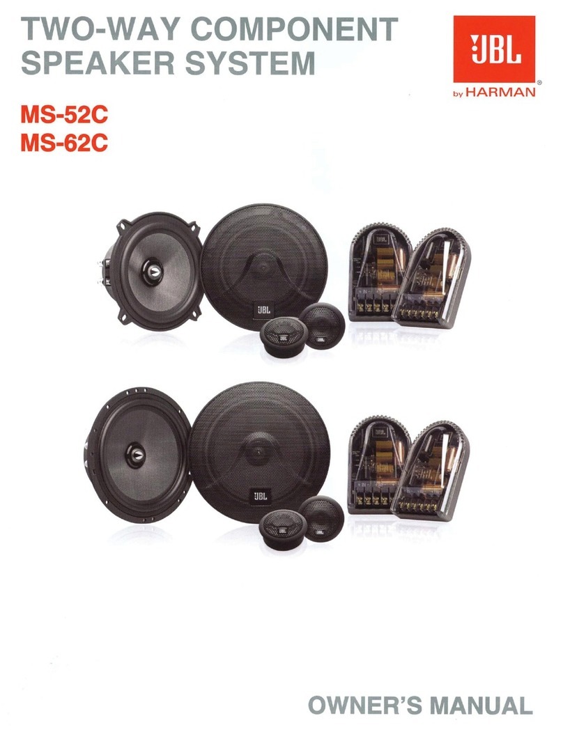 JBL MS-52C User manual