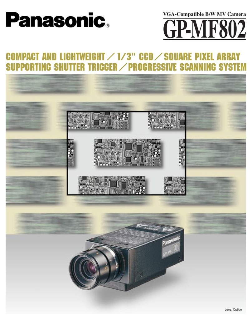 Panasonic GPMF802 - IND CAMERA User manual