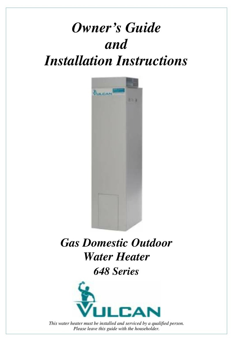 Vulcan-Hart 648 Series Owner's guide and installation instructions
