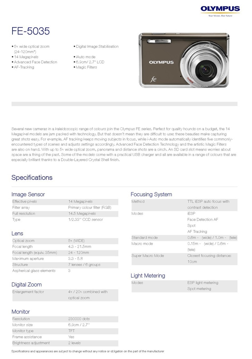 Olympus FE-5035 User manual