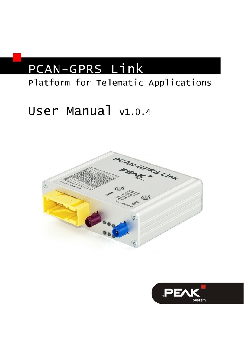 Peak PCAN-GPRS Link user manual
